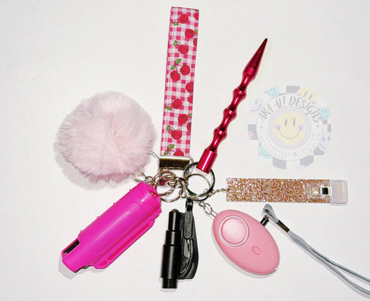 Cherry Picnic Self Defense Keychain set