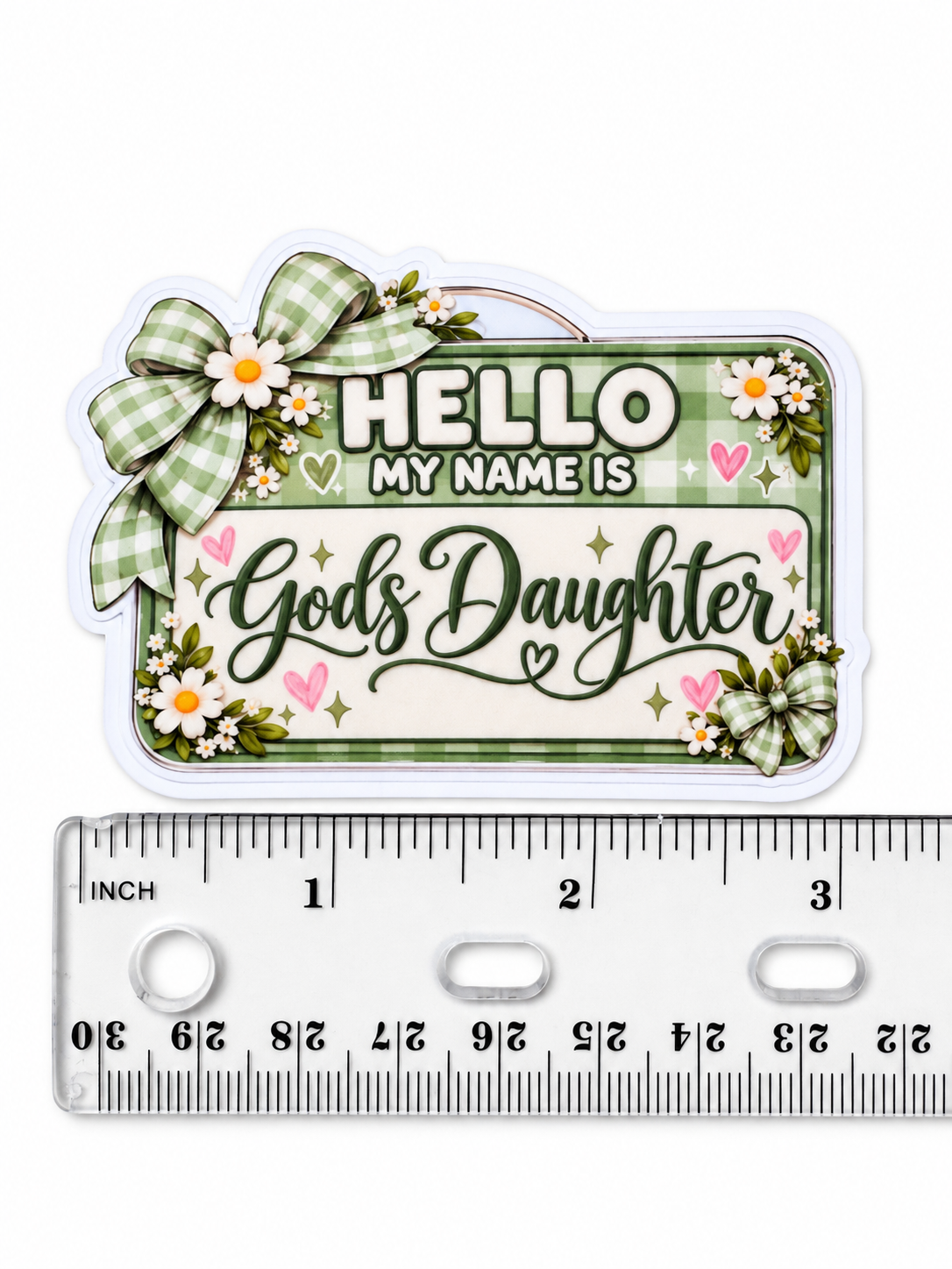 God’s Daughter Name Tag