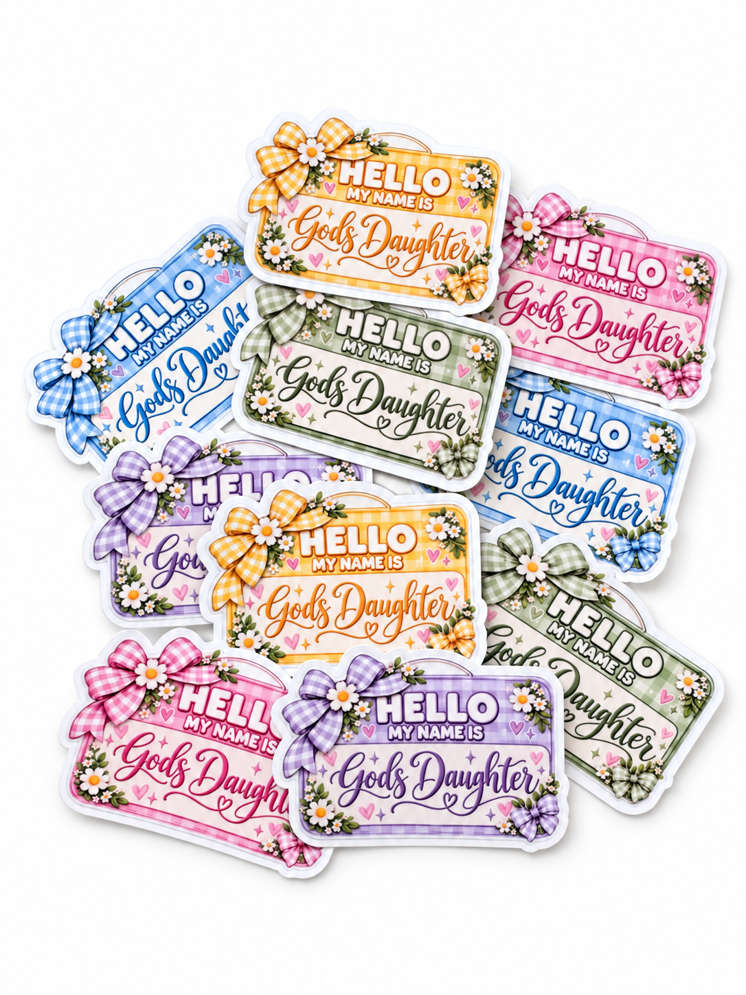 God’s Daughter Name Tag