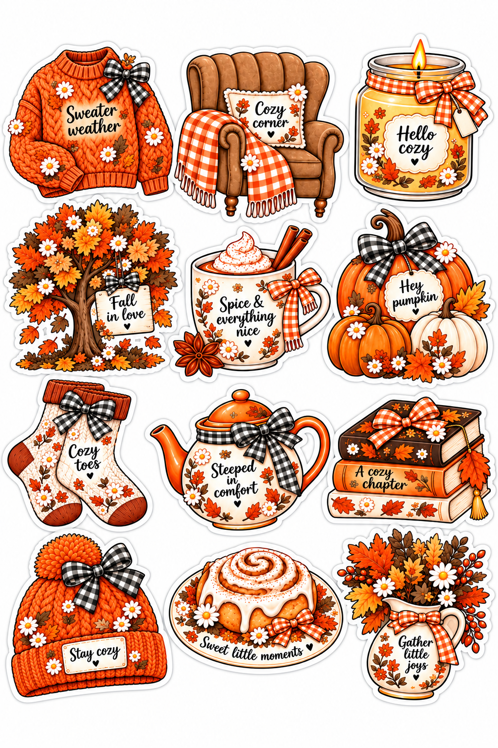 Fall stickers